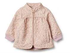 Wheat Thilde termojakke pansies med blomster